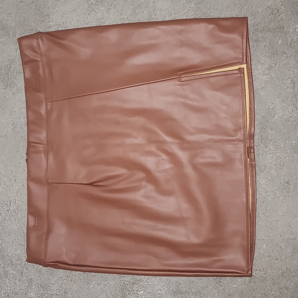 Redish brown tight skirt size XL